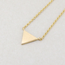K10の三角形のネックレス